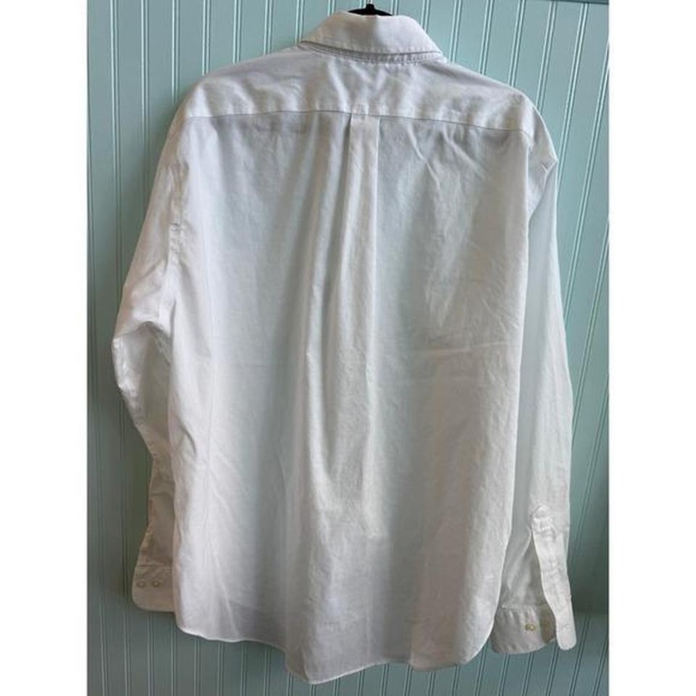 LRL Black Label White Button-Down Shirt Work Office No-iron 2XL - Picture 7 of 9